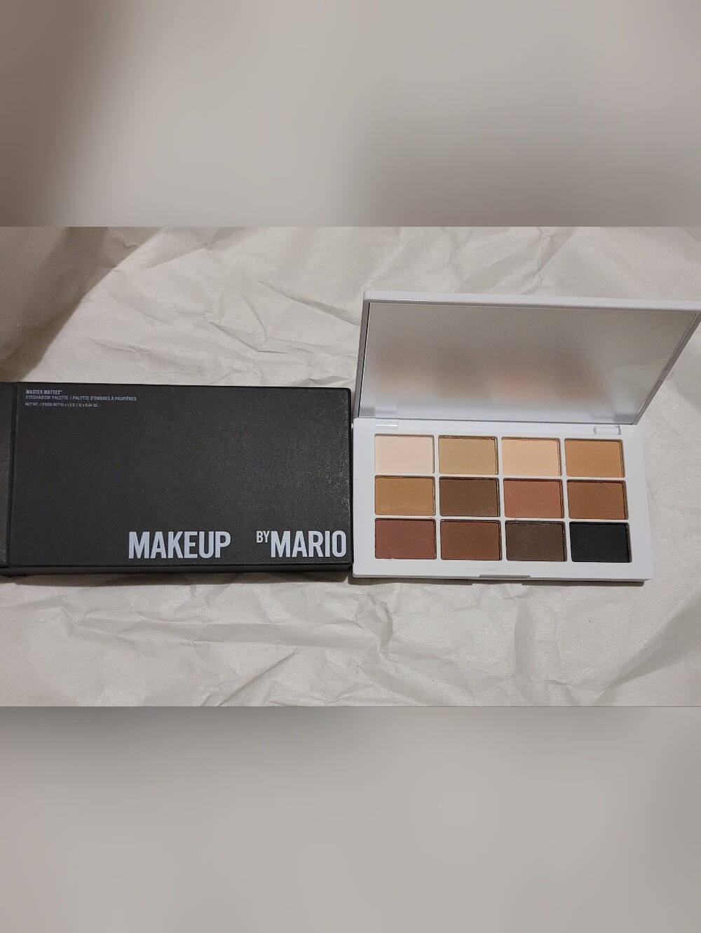 Makeup By Mario Warm Neutral Matte 12-Shadow Eyeshadow- The Original
